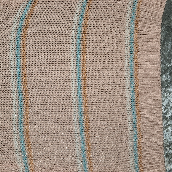 BNWOT POL Oversized Pink Striped Cardigan. - Picture 16 of 16